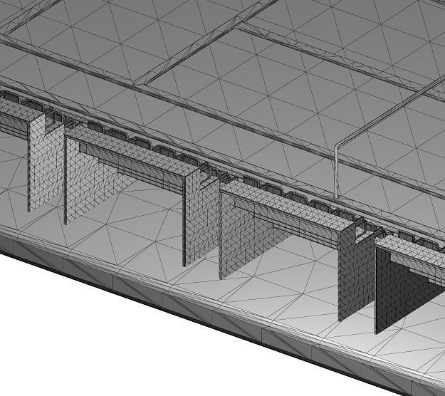 Stylish Tennis Stadium 3D model_6