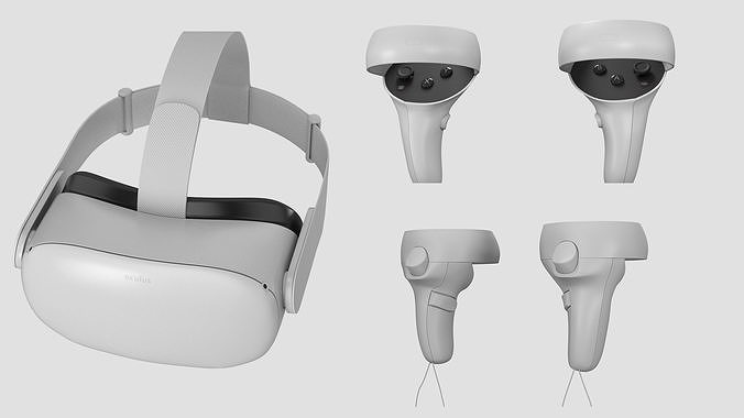 Oculus quest 2  headset and controllers  collection 