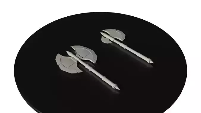 3d axe model two axes