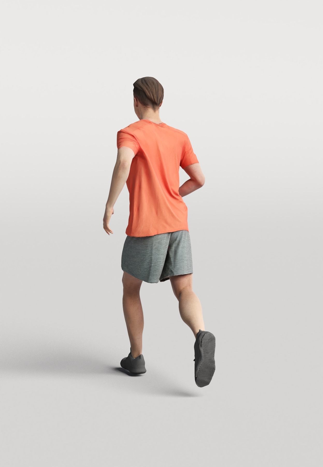 Humano Running Man 0803 3D model_2