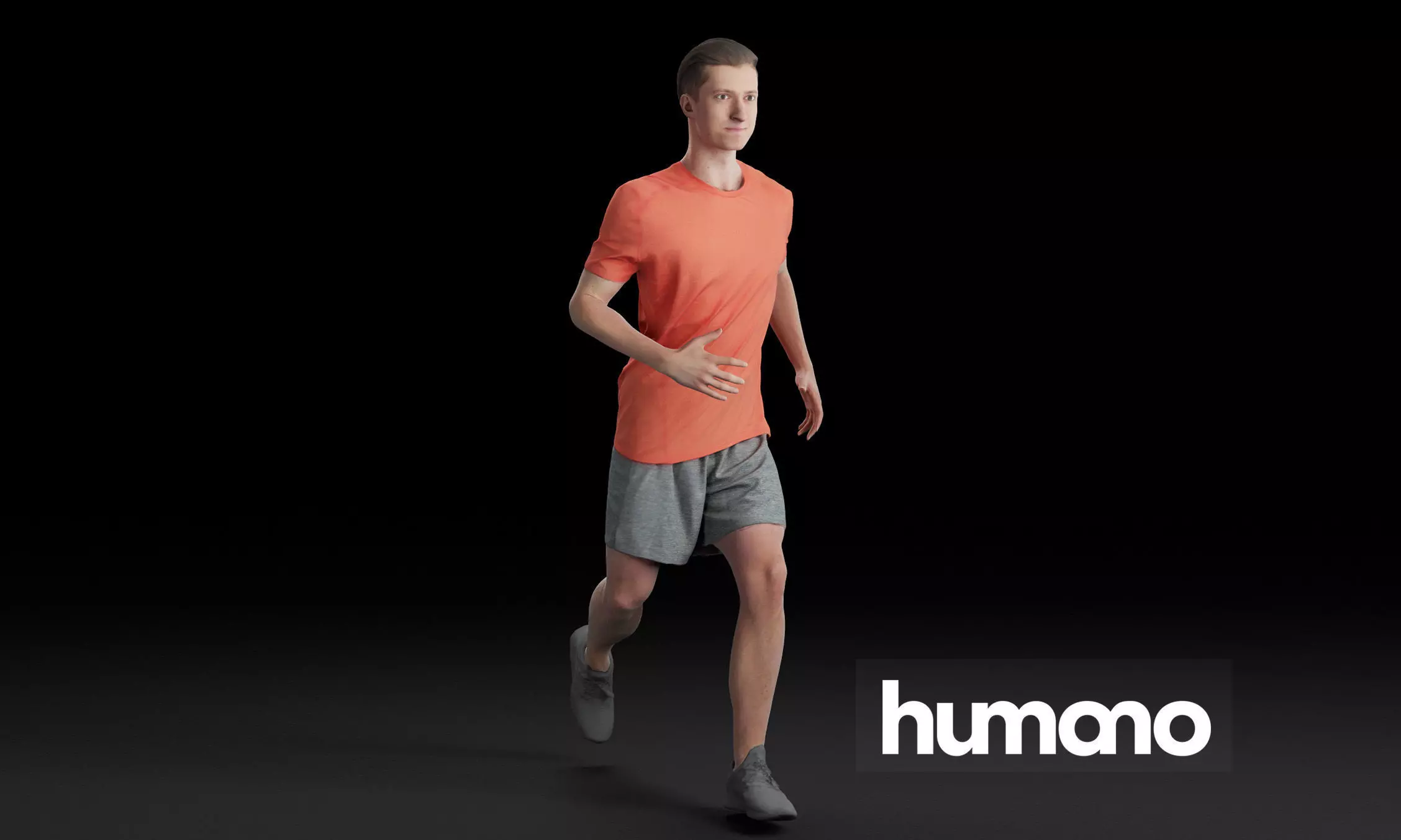 Humano Running Man 0803 3D model_0