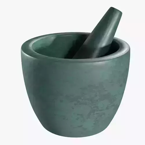 Rock Pestle and Mortar