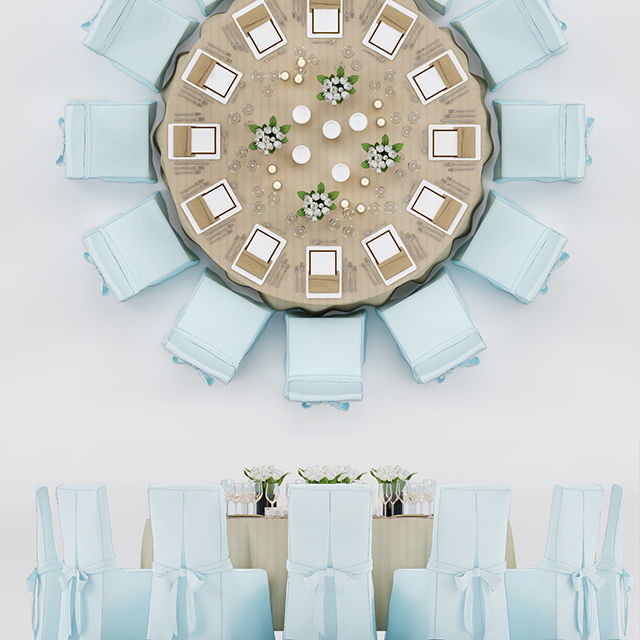 Ballroom Dining 3D model_1