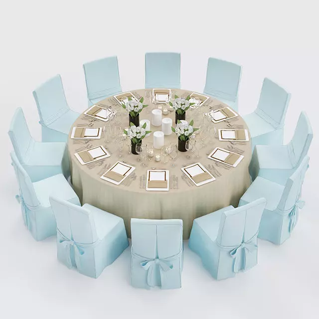 Ballroom Dining 3D model_0