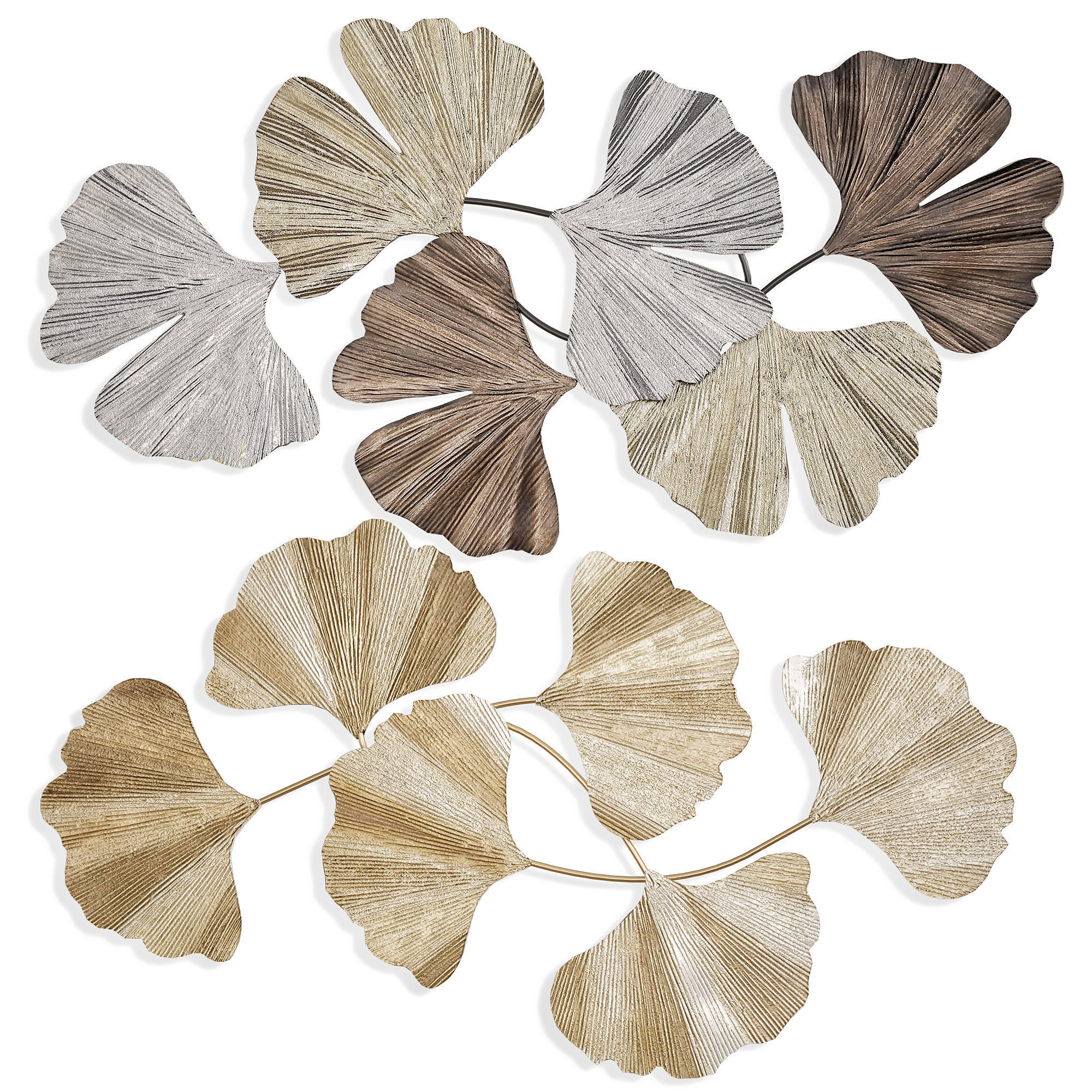 Ginkgo wall decor 3D model_1