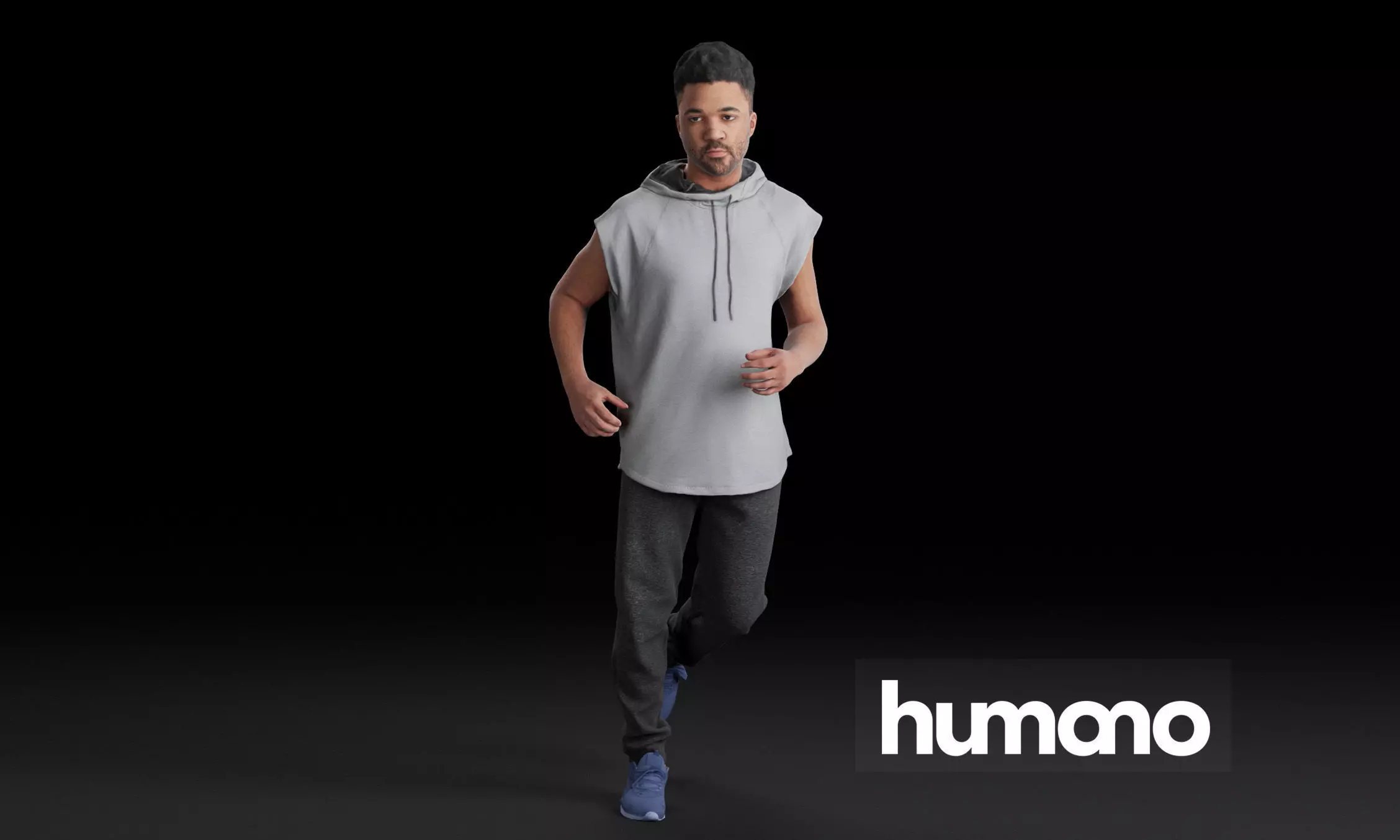 Humano Running Man 0805 3D model_0