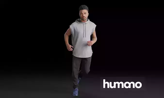 Humano Running Man 0805 3D model
