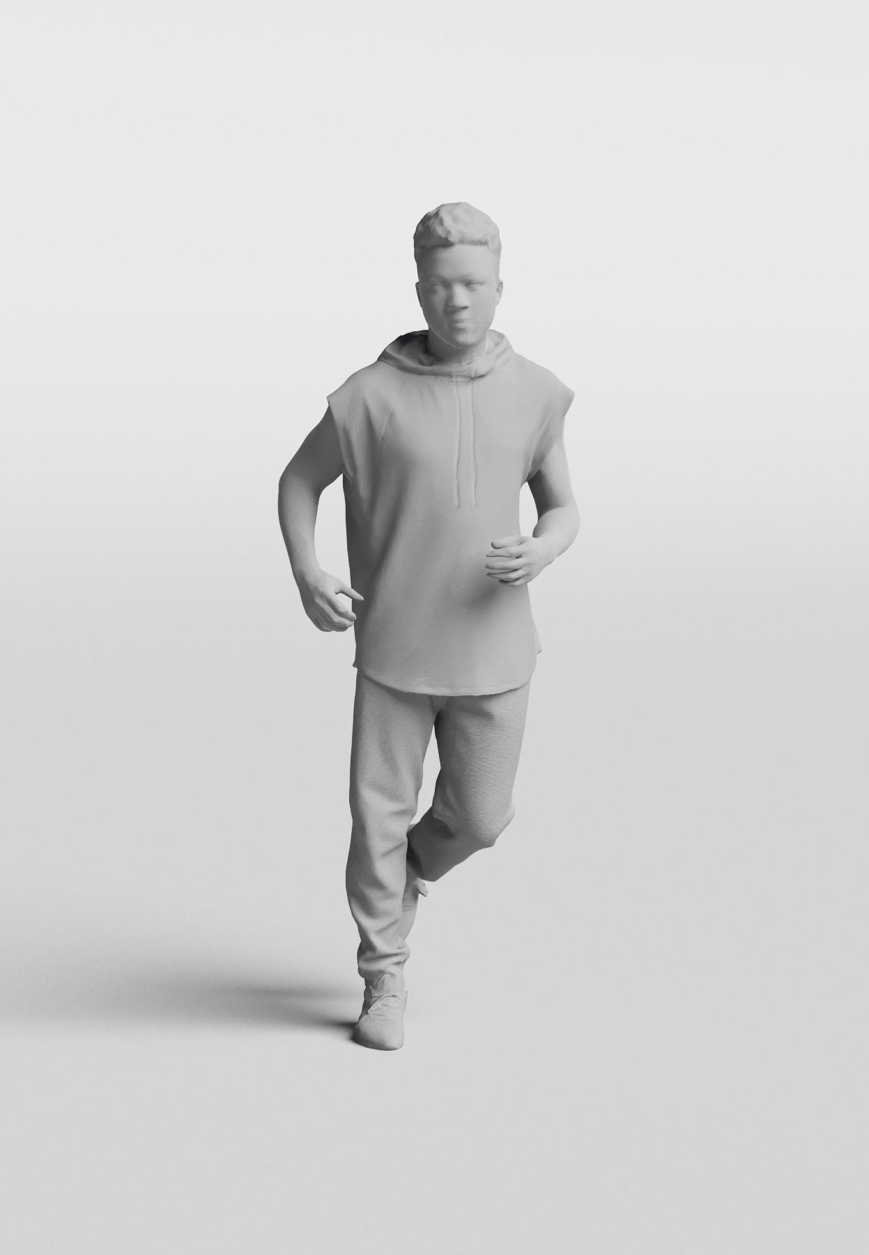 Humano Running Man 0805 3D model_3