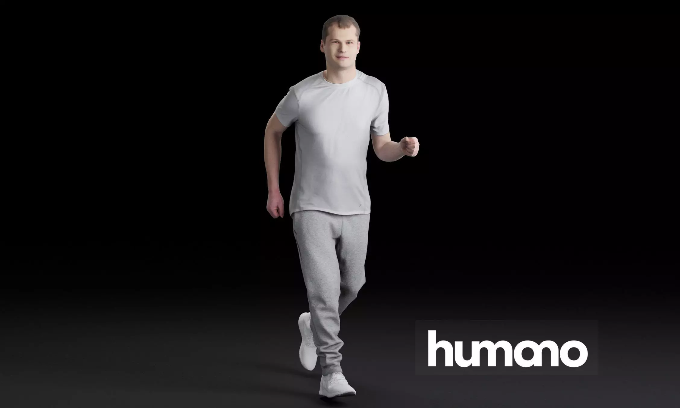 Humano Running Man 0807 3D model_0
