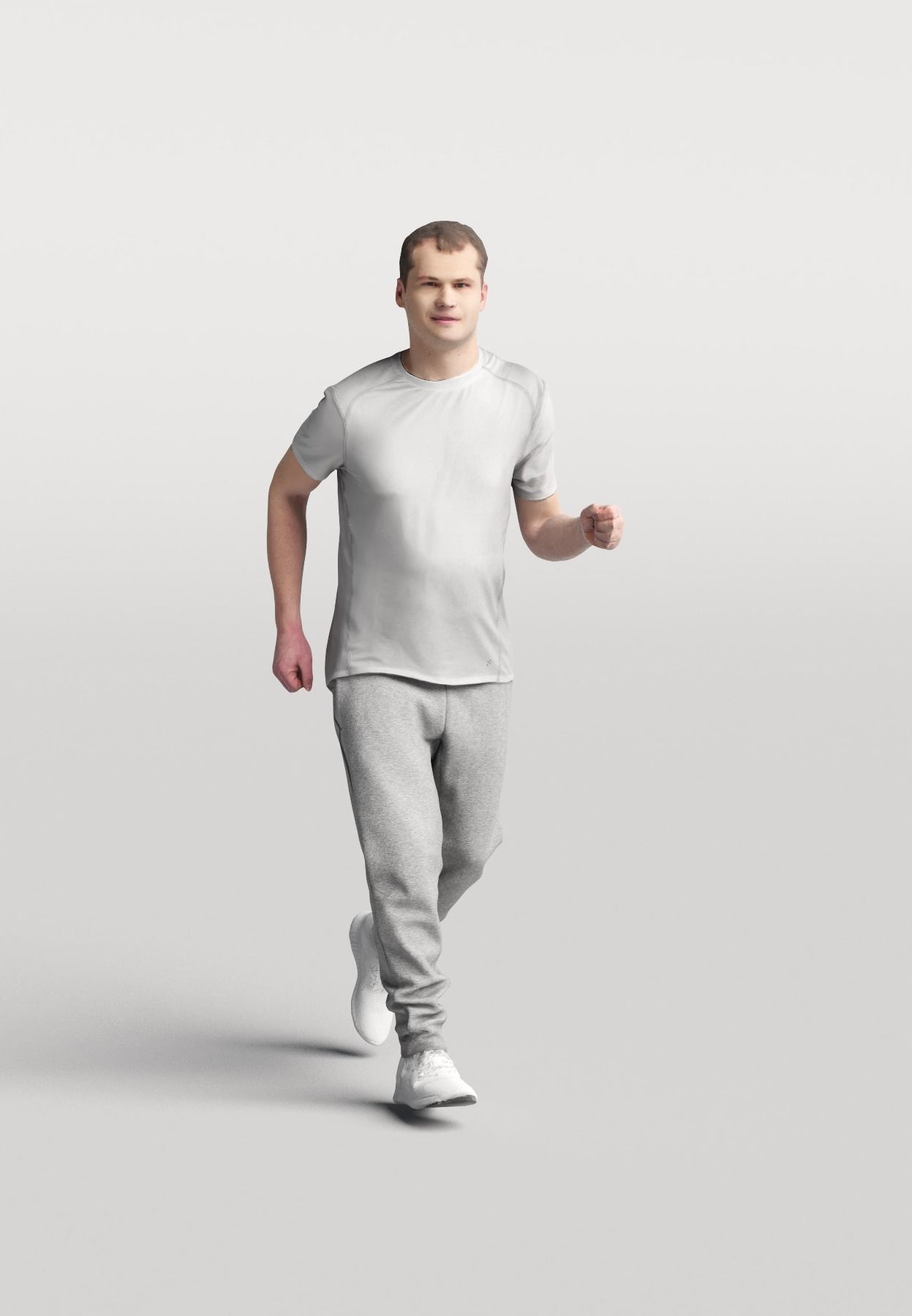 Humano Running Man 0807 3D model_1