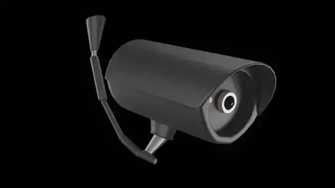 Simple Low Poly Security Camera