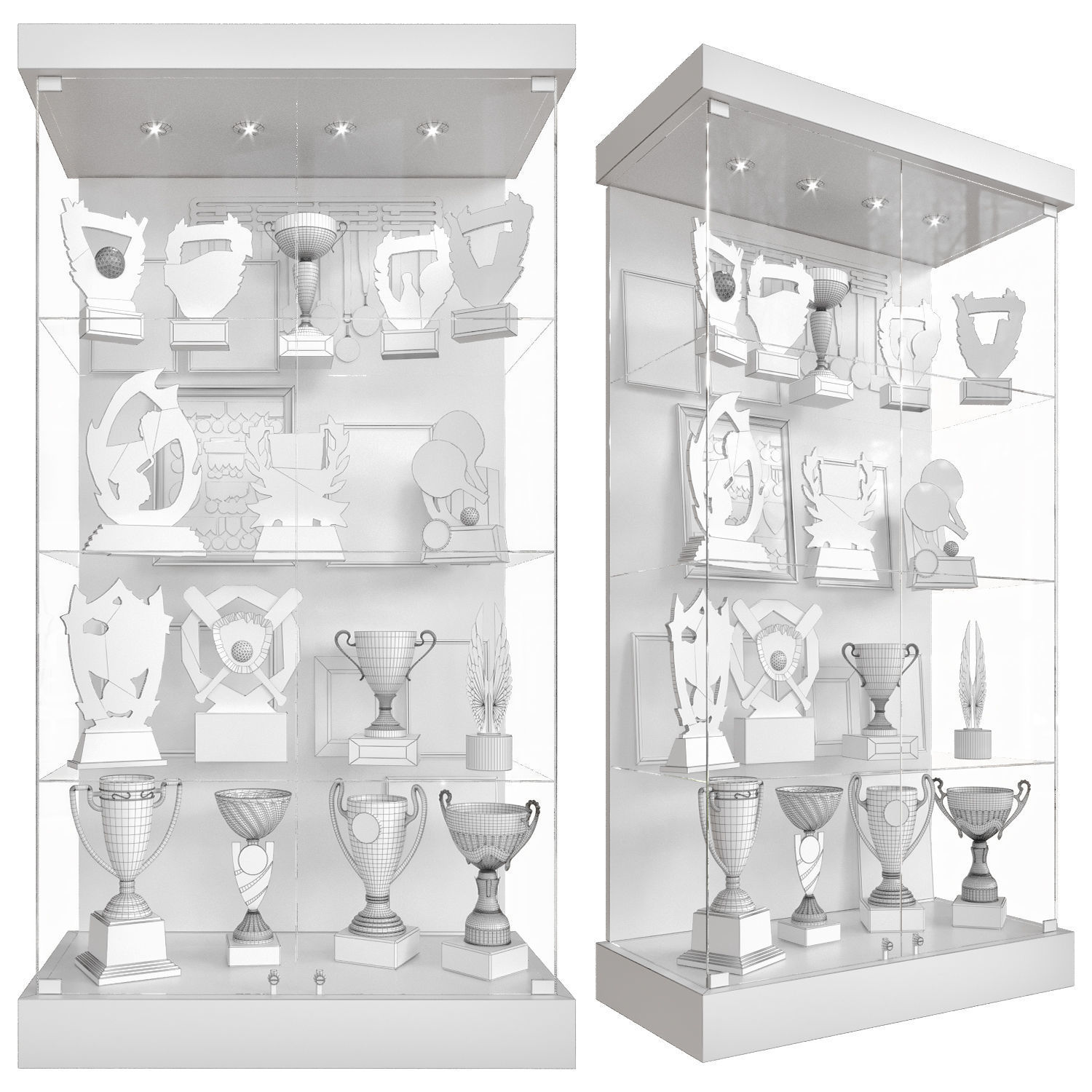 Award cabinet 2 3D model_1