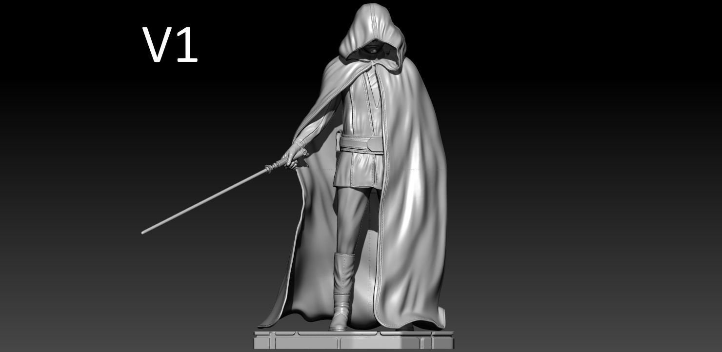 Pack the Mandalorian 5 figurines 3D print model_2