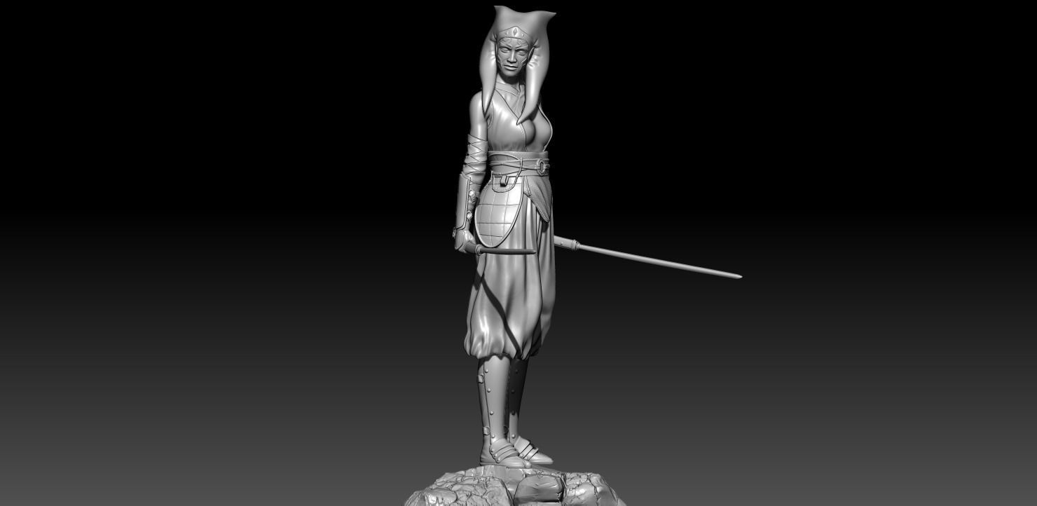 Pack the Mandalorian 5 figurines 3D print model_5