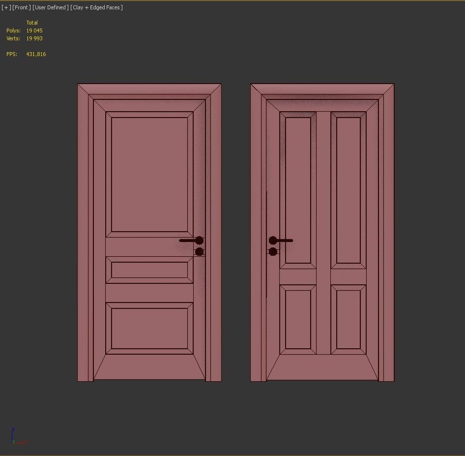 Doors matteucci rigoletto r2 r4 3D model_5