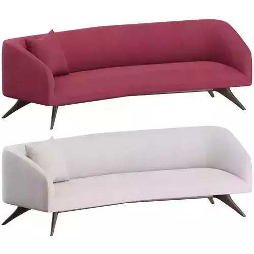 Fifth Avenue Wide Angle Sofa by Vladimir Kagan 3D model