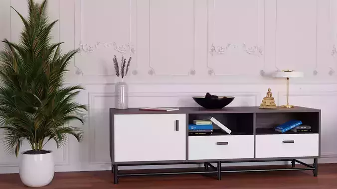 Vanol Tv Stand Cabinet