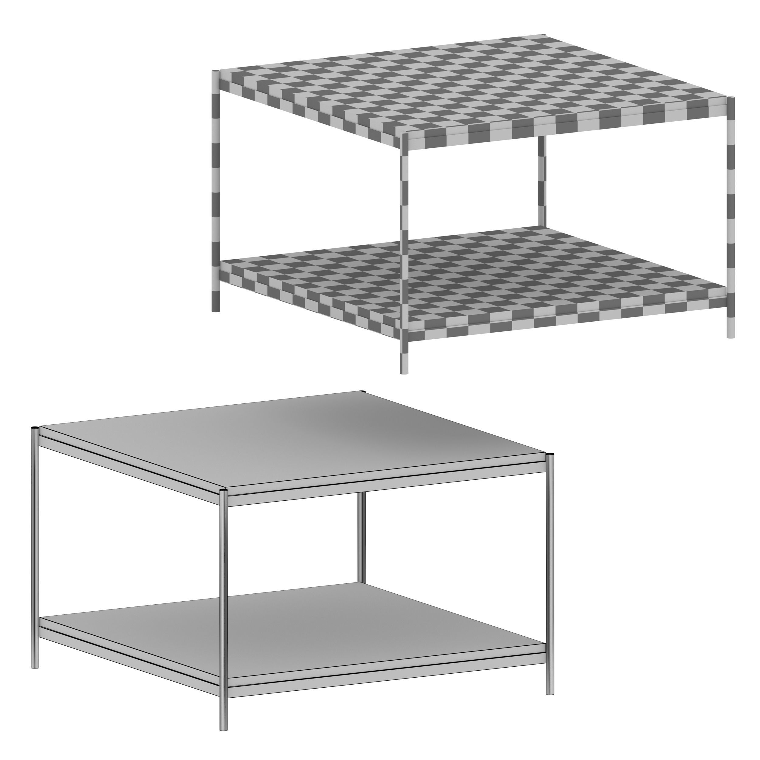 Chandler Bunching Table Crate and Barrel 3D model_11