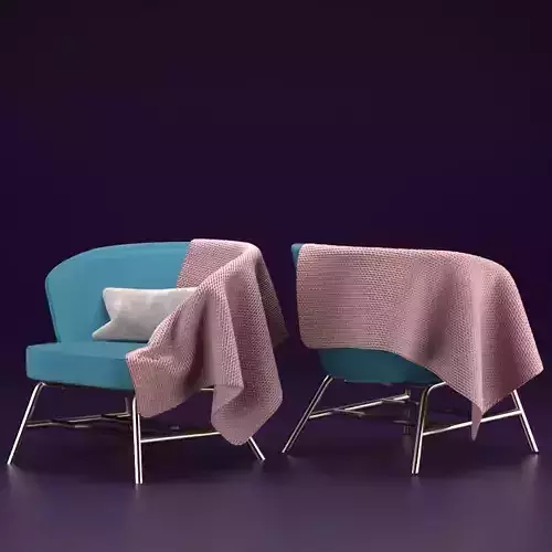 Aurelle Home Leather Modern Club Chair 