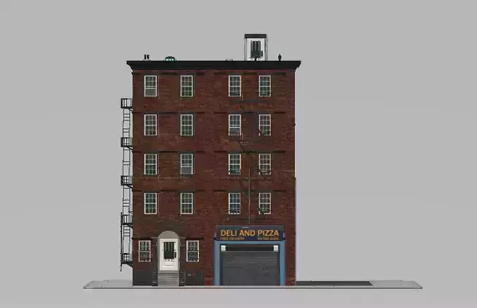 Block of flats 3D model