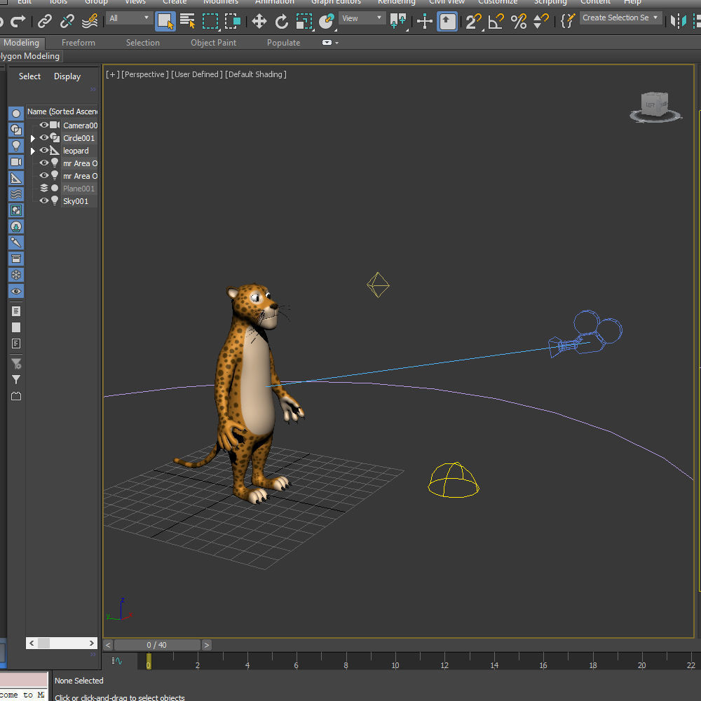 Leopard Cartoon 3D model_16