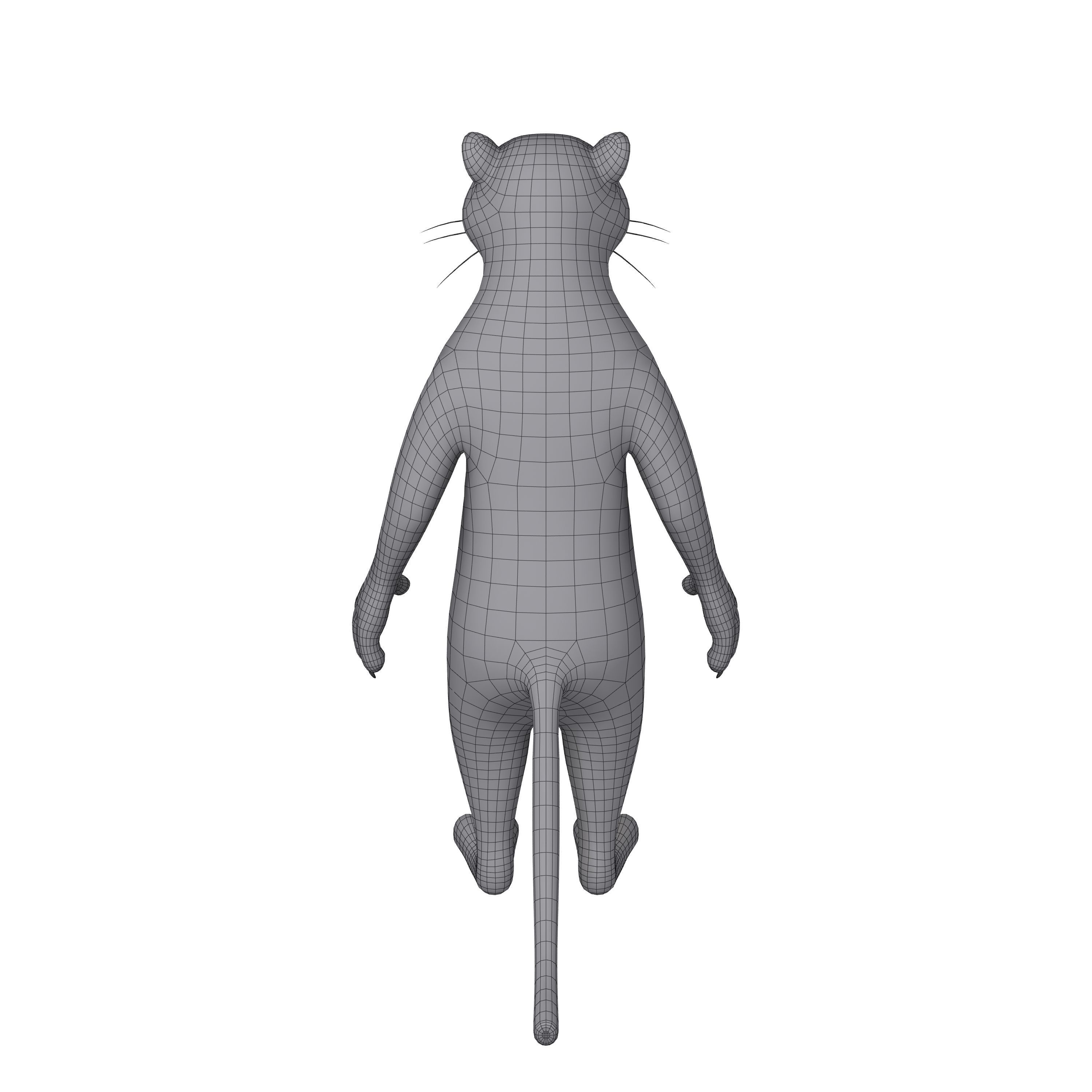 Leopard Cartoon 3D model_7