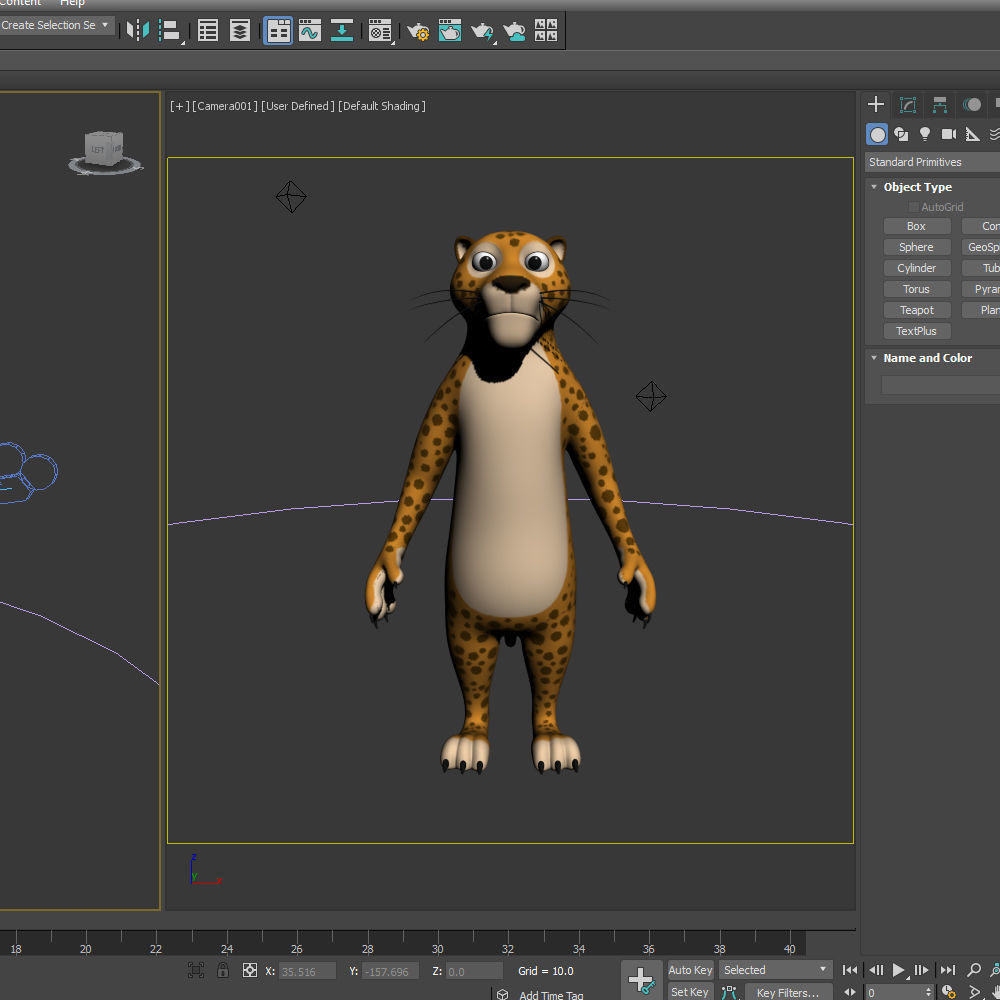 Leopard Cartoon 3D model_17