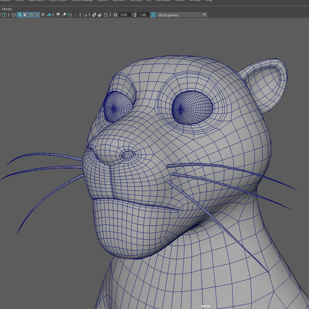 Leopard Cartoon 3D model_13