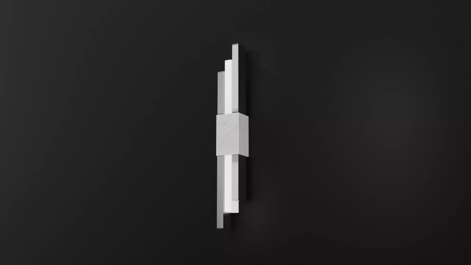 Modern Wall Lamp Low-poly 3D model