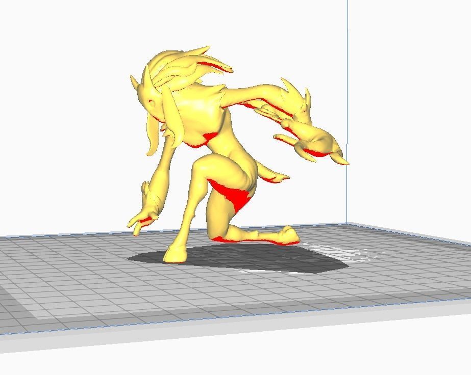 Kindred 3D Model female character 3D print model_2