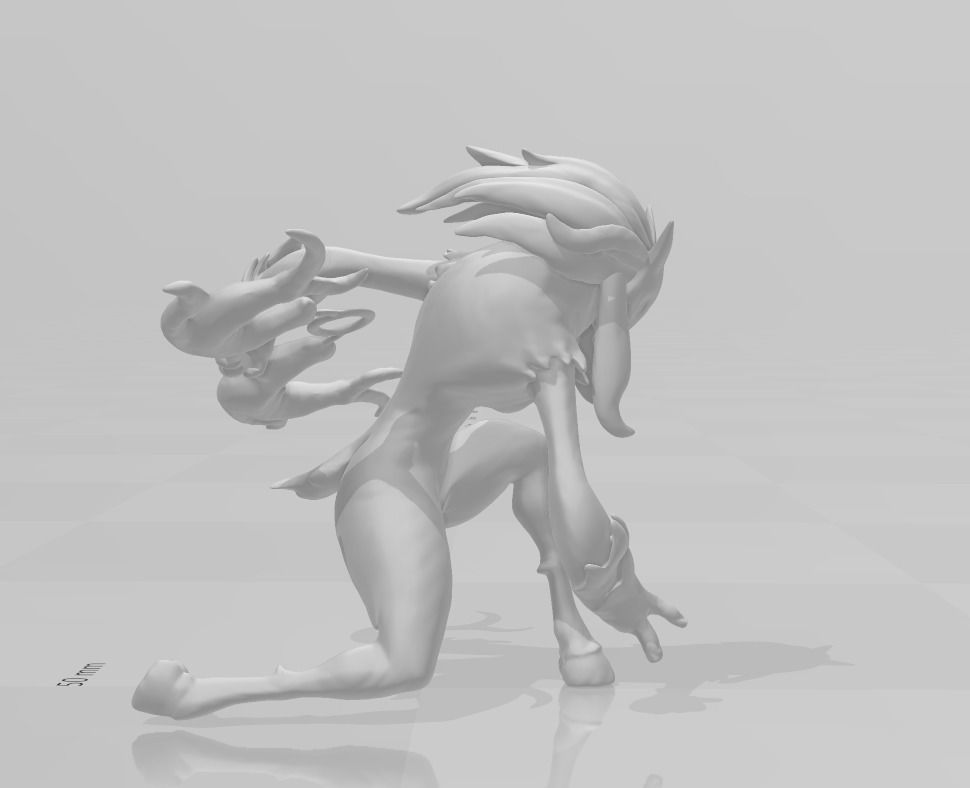 Kindred 3D Model female character 3D print model_4