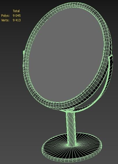 The Mirror gold 3D model_4