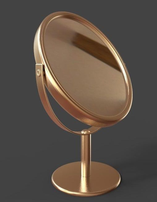 The Mirror gold 3D model_1