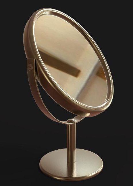 The Mirror gold 3D model_5