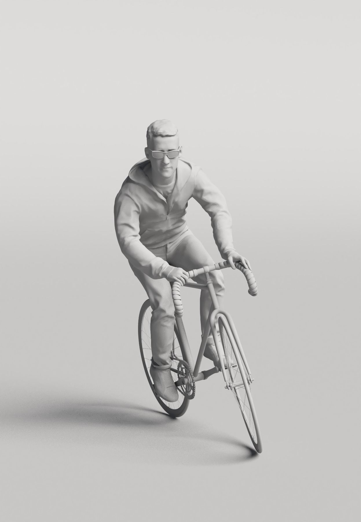 Humano Biking Man 0816 3D model_3