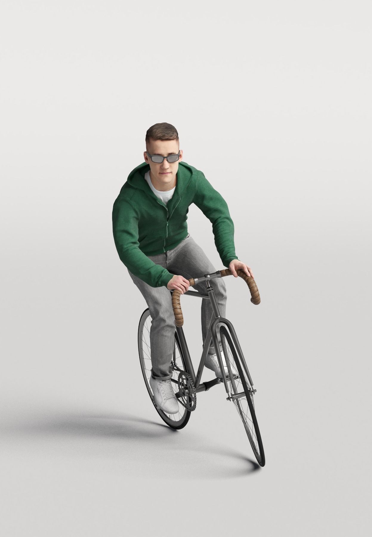 Humano Biking Man 0816 3D model_2