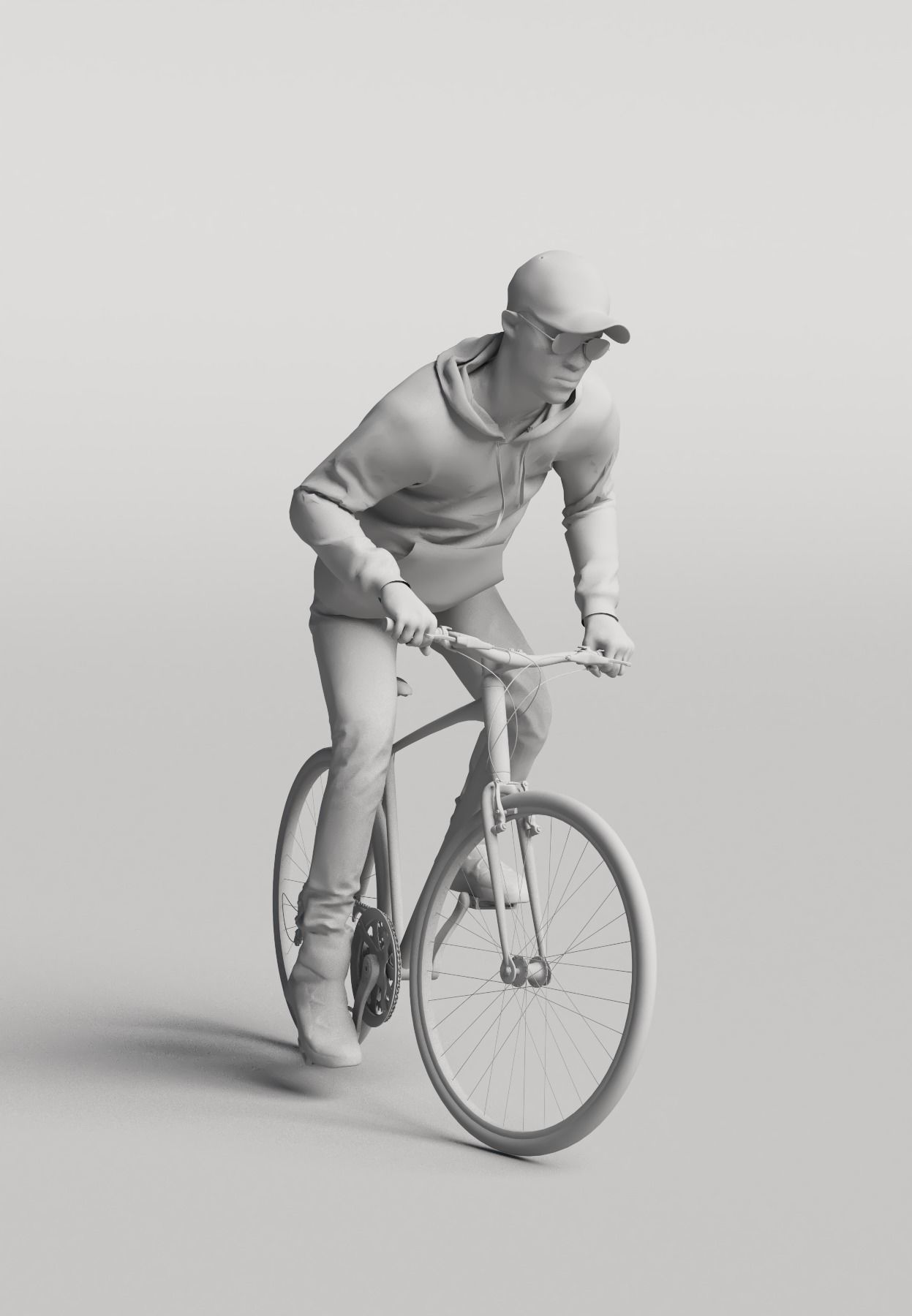Humano Biking Man 0817 3D model_3