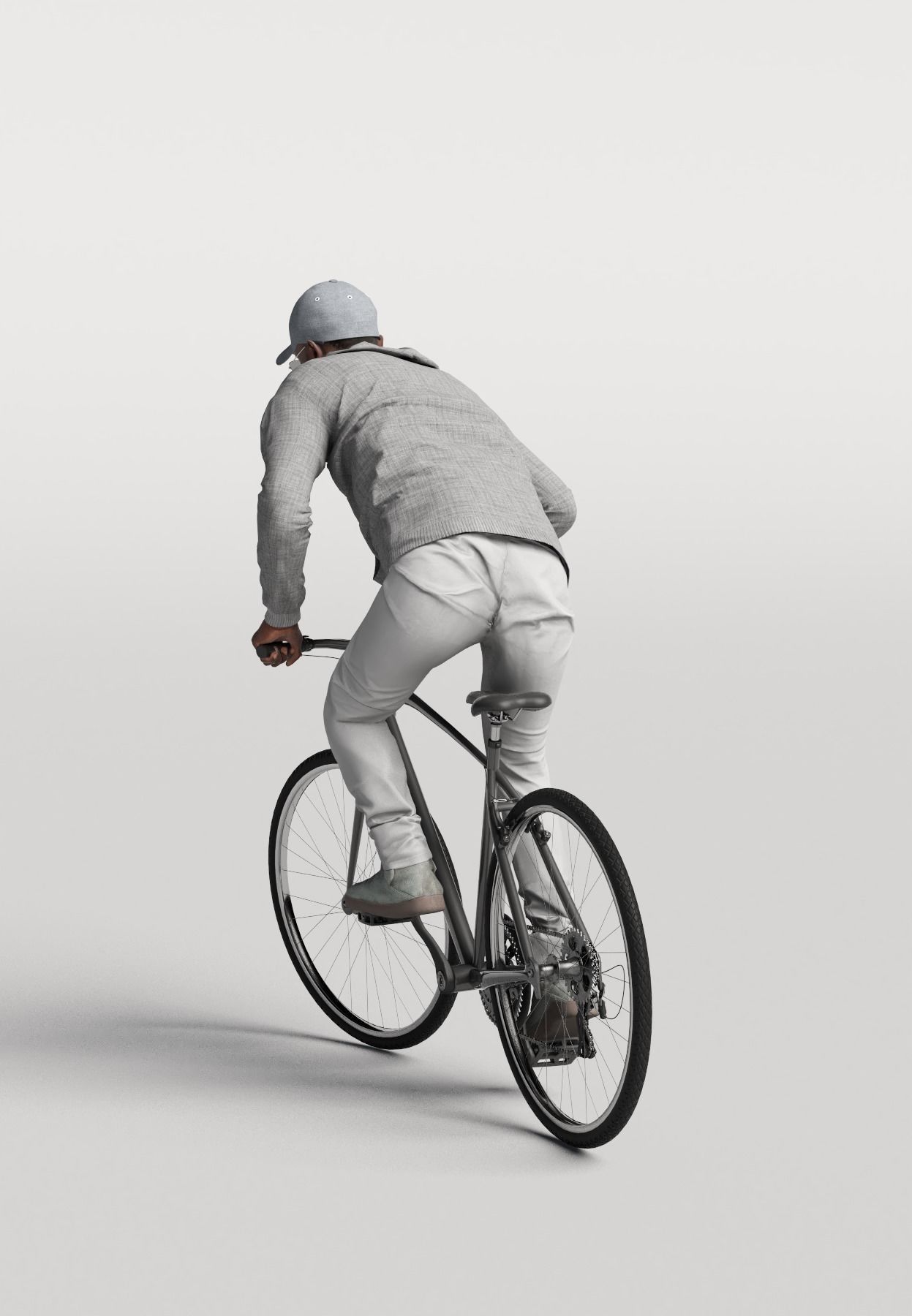 Humano Biking Man 0817 3D model_2
