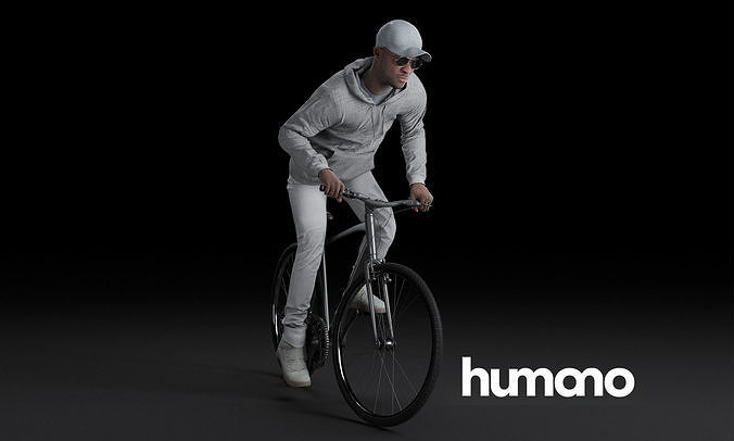 Humano Biking Man 0817 3D model