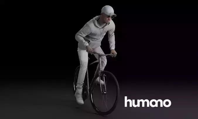 Humano Biking Man 0817 3D model