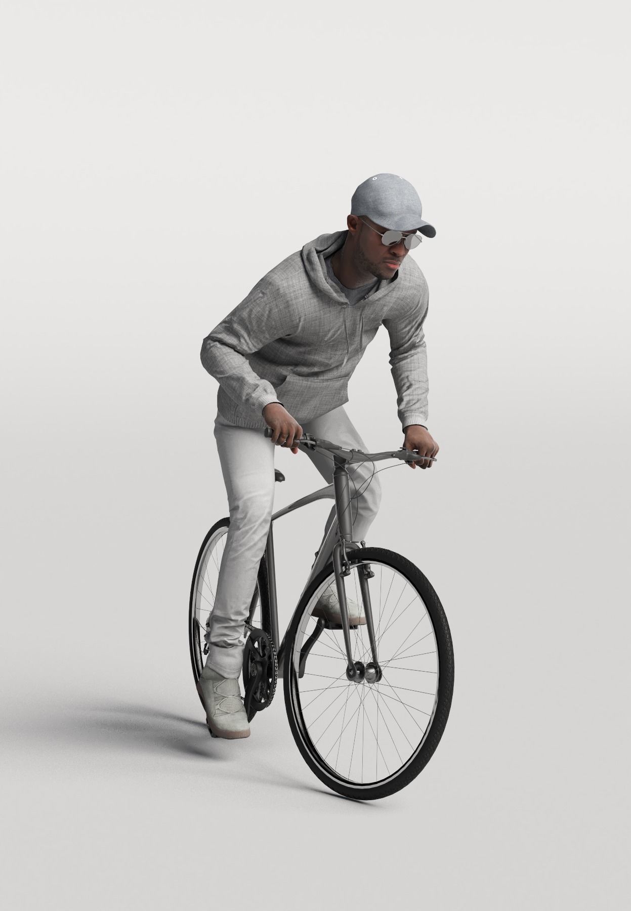 Humano Biking Man 0817 3D model_1