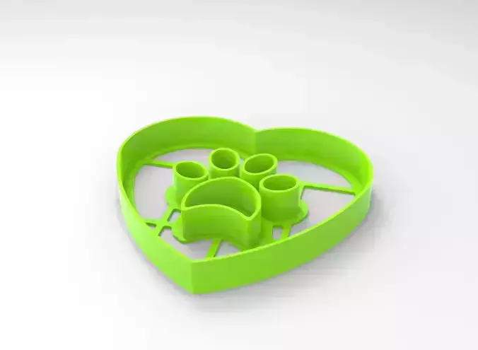 heart cookie cutter 3d print model valentine day