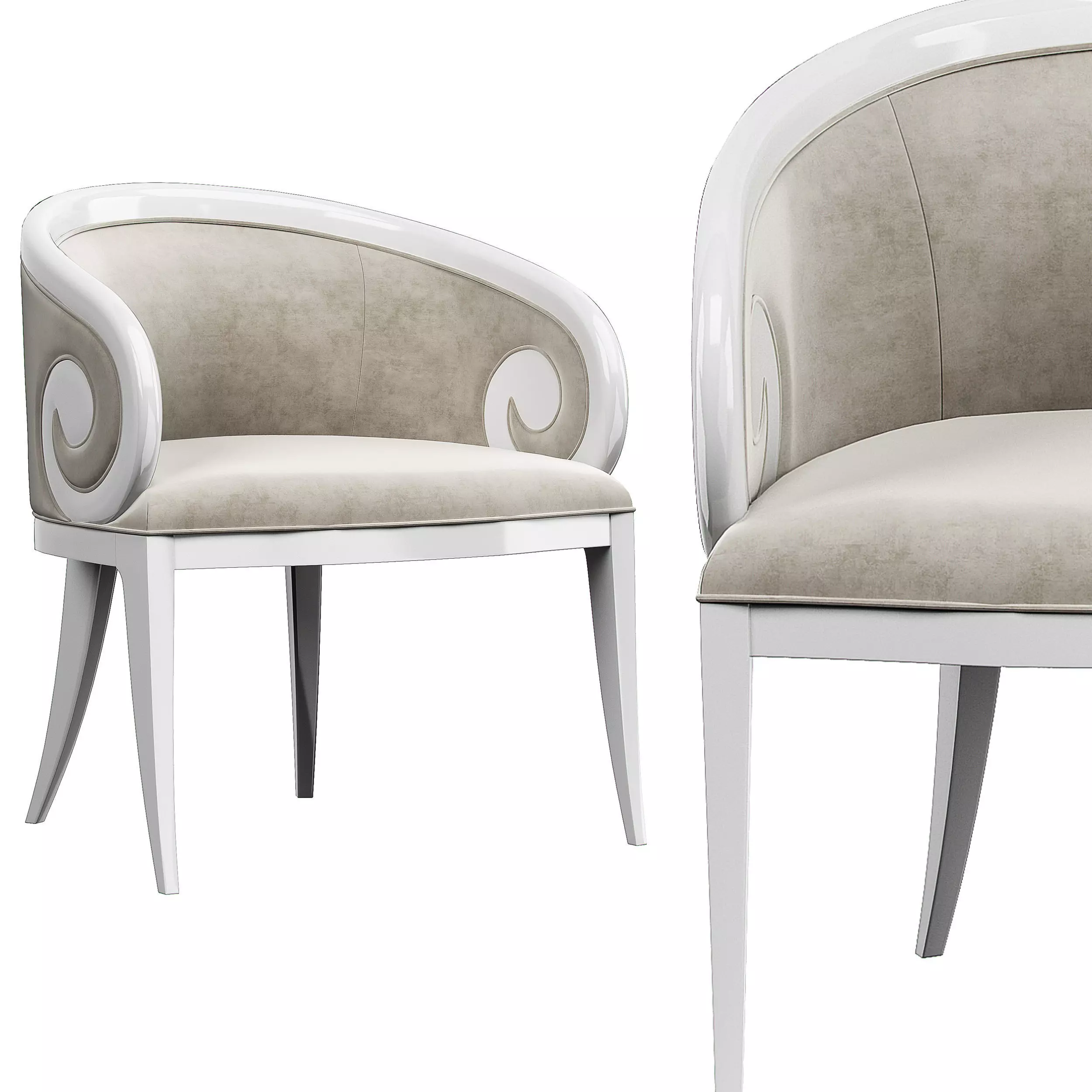 Melody Chair 3D model_0