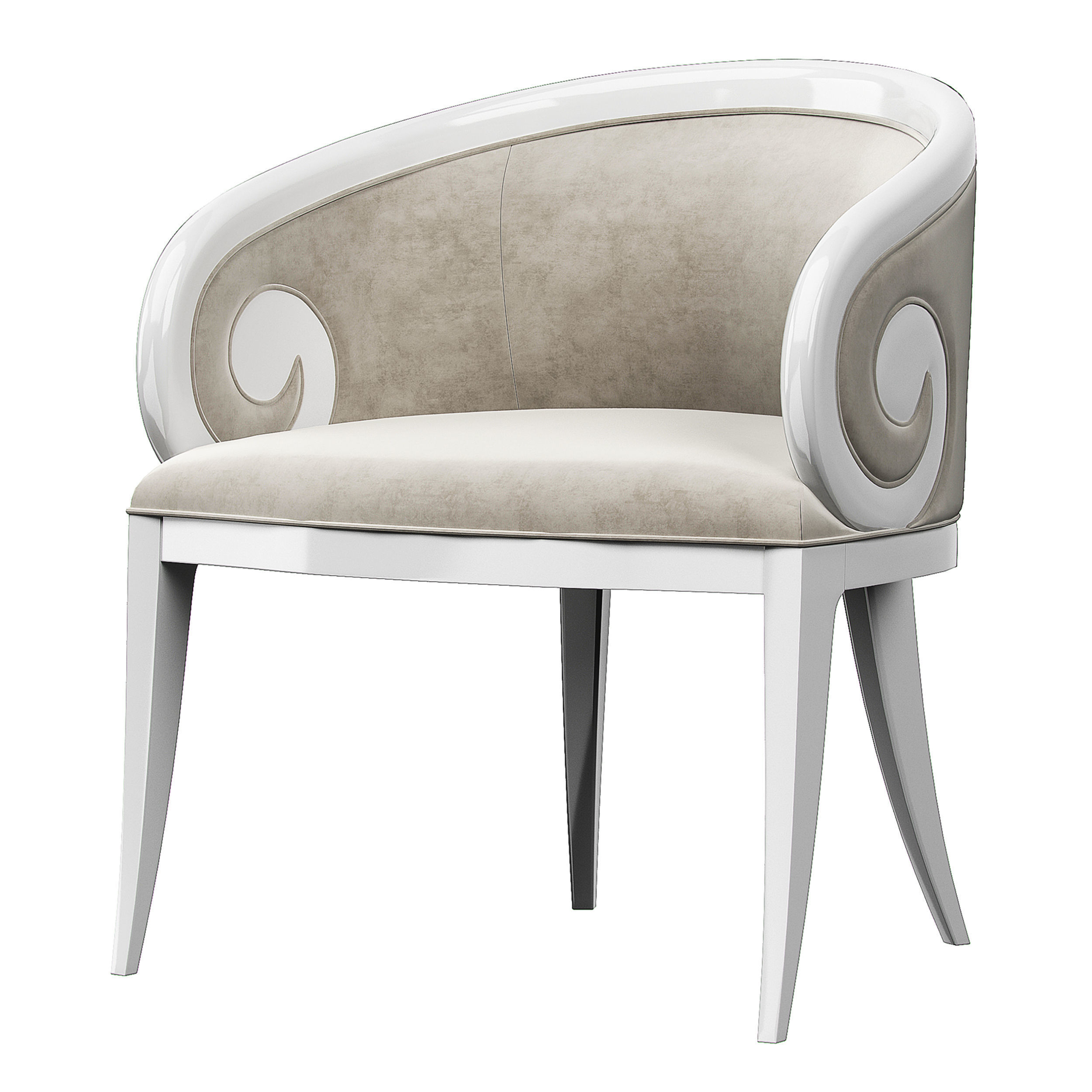 Melody Chair 3D model_1