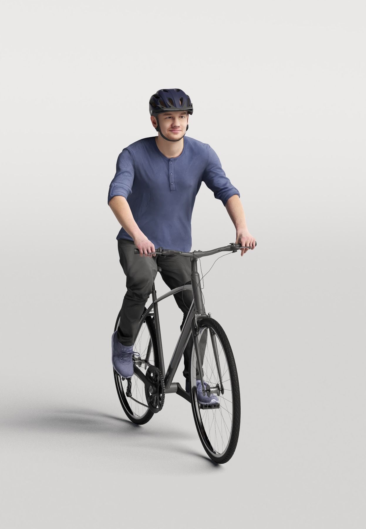 Humano Biking Man 0819 3D model_1