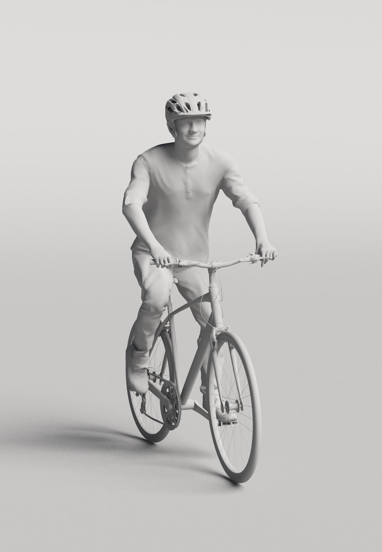 Humano Biking Man 0819 3D model_3
