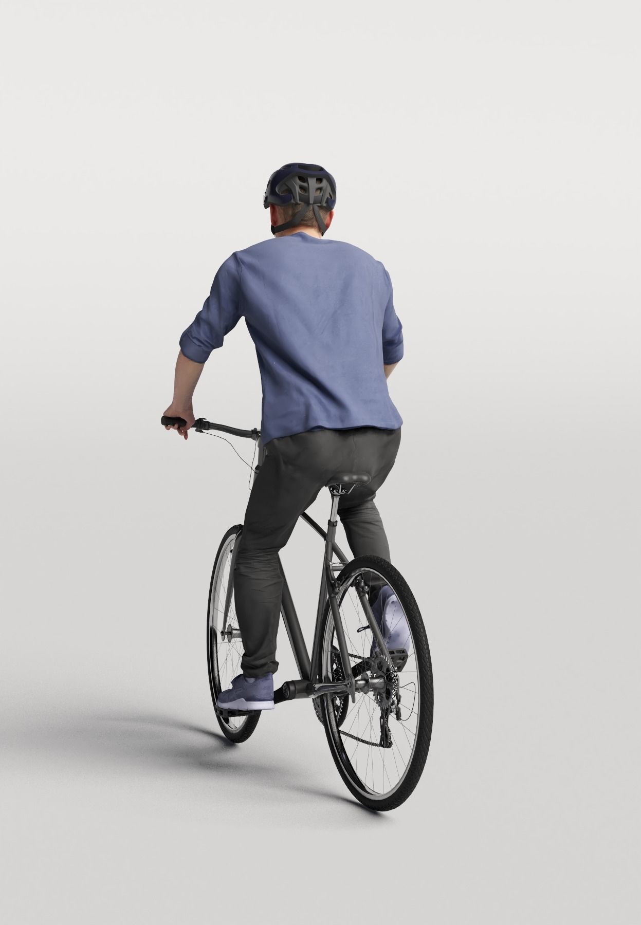 Humano Biking Man 0819 3D model_2