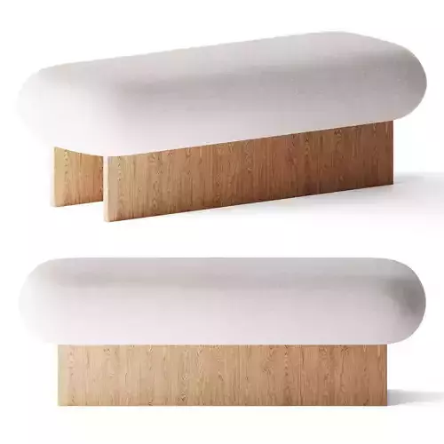 Lart Double ottoman by Fomu