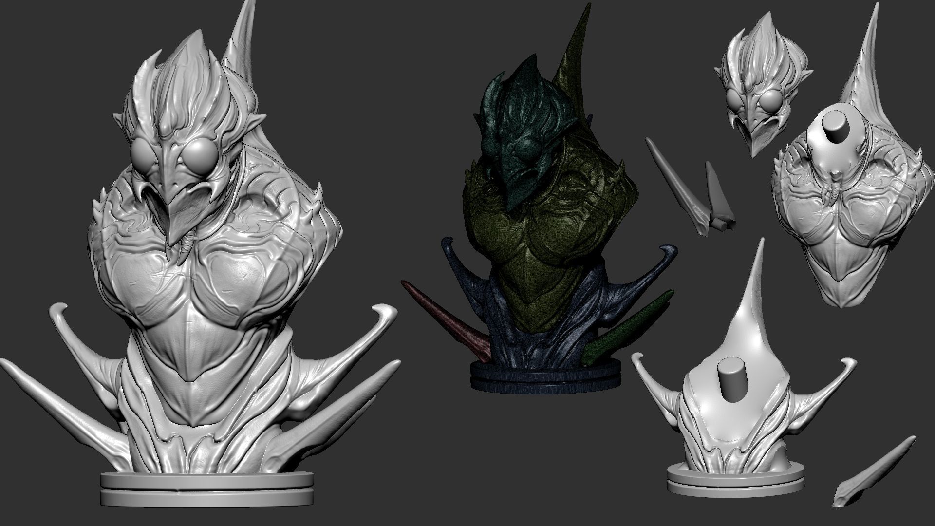 Kamen rider amazon 3D print model_2