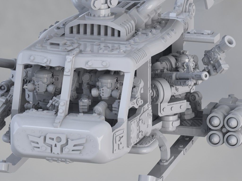 ORK-O-KEZZ Greenskins War Kopta 3D print model_7